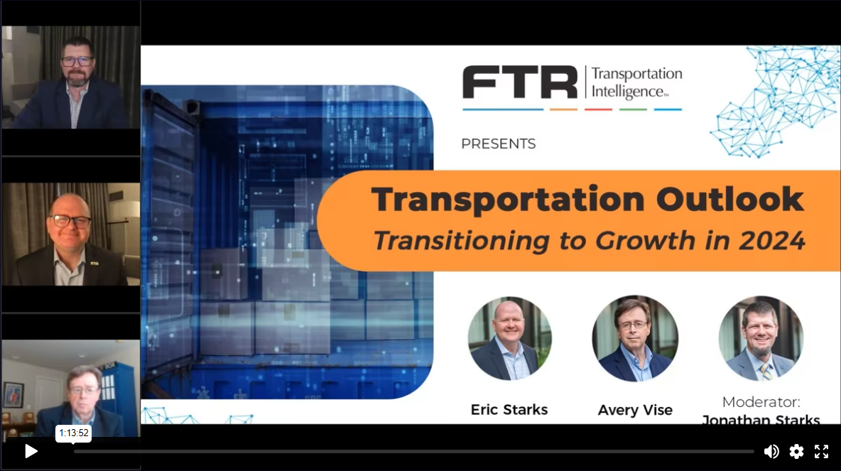 Transportation Outlook For 2024 FTR State Of Freight Webinar Replay   2024 January SOF Replay Image 